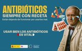 Foto: Alexander Fleming, descubridor de la penicilina, recuerda en la última campaña de Sanidad cómo usar los antibióticos