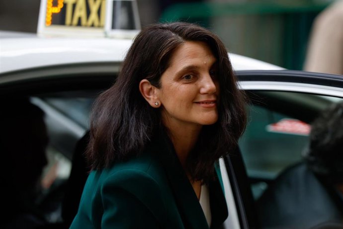 La directora de gabinete del Secretario de Estado, Pilar Sánchez Acera, a su llegada la segunda jornada del juicio al fiscal general del Estado, en el Tribunal Supremo, a 5 de noviembre de 2025