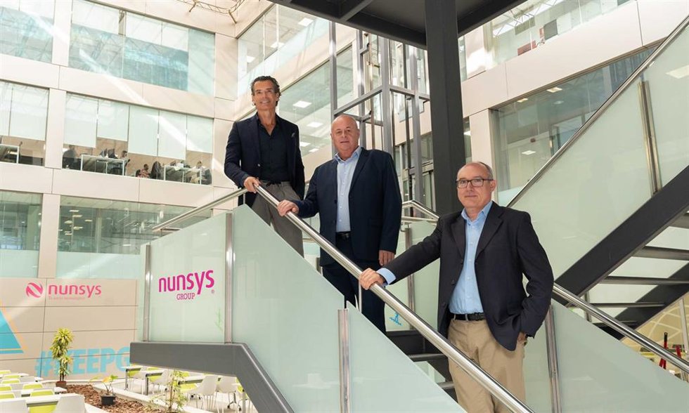 Archivo - (I-D) El Presidente De Nunsys, Francisco Gavilán, Y Los Socios Fundadores De Gispert Business Santiago Llorente Y Enrique Ruiz Vicente.