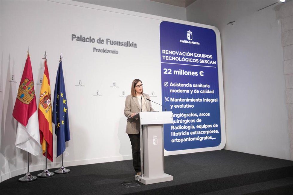 La consejera Portavoz del Gobierno regional, Esther Padilla