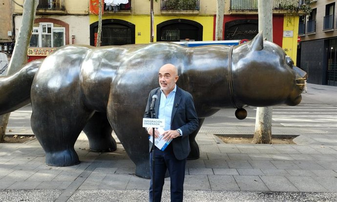 Daniel Sirera en la roda de premsa