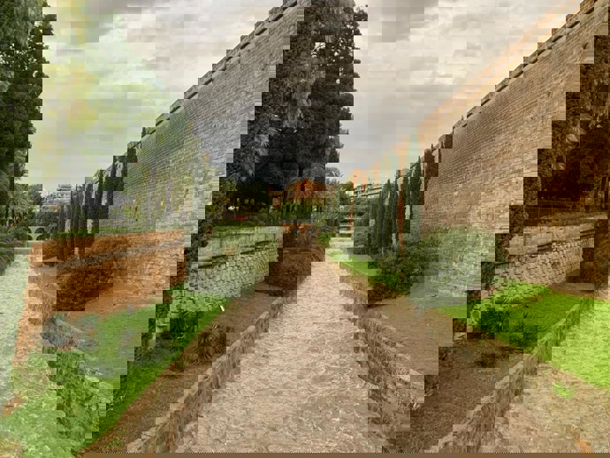 El torrente de la Riera, a su paso por Palma