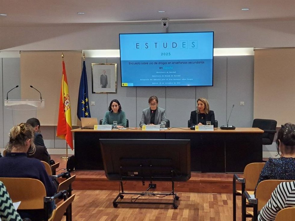 Imagen de la presentación de los datos de la encuesta.