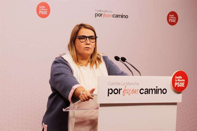 La presidenta de la Ejecutiva provincial del PSOE de Toledo, Tita García Élez.