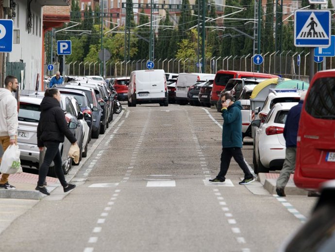 La calle de La Vía, en Valladolid.