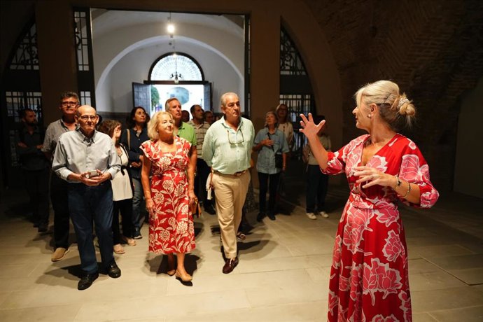 La consejera de Cultura y Deporte, Patricia del Pozo durante la inauguración de las jornadas de puertas abiertas de las Reales Atarazanas de Sevilla. Imagen de archivo.