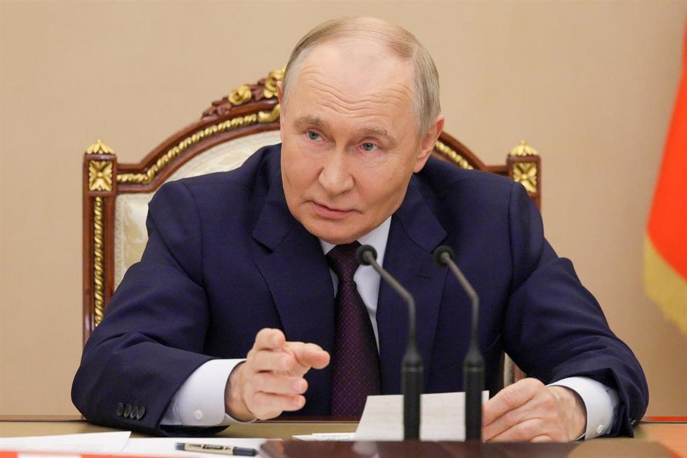 El presidente de Rusia, Vladimir Putin, durante una reunión del Consejo de Relaciones Interétnicas en el Kremlin