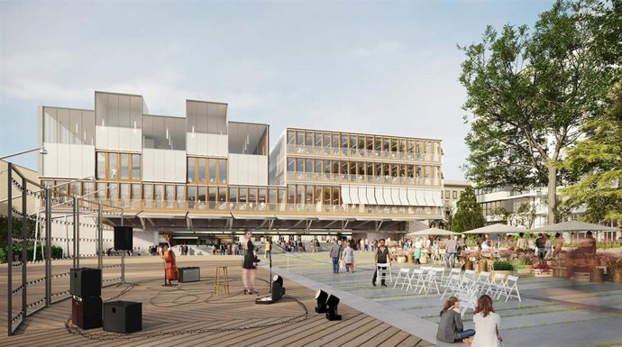 El estudio Rojo/Fernández-Shaw+Lazcano reclama al Ayuntamiento de Cuenca que le declare ganador del concurso de arquitectura para la redacción de un proyecto para la rehabilitación del edificio del Mercado y de la Plaza de España.