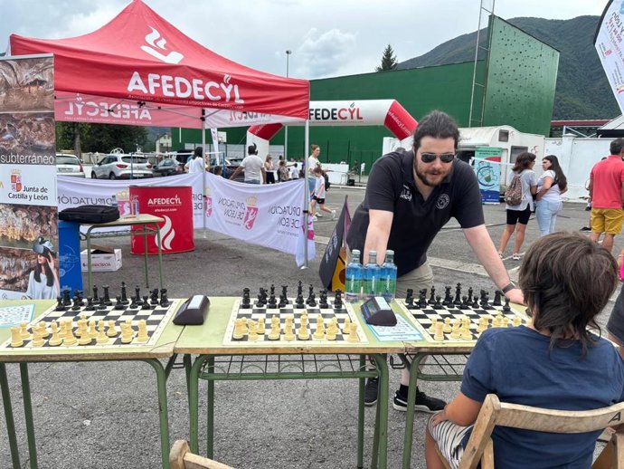 Imagen de una de las Ferias del Deporte organizadas por la Diputación de León.