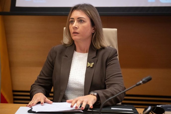 Verónica Vicent Baquero compareix durant la Comissió d'Investigació de la dana, en el Congrés dels Diputats, a 5 de novembre del 2025, a Madrid (Espanya)