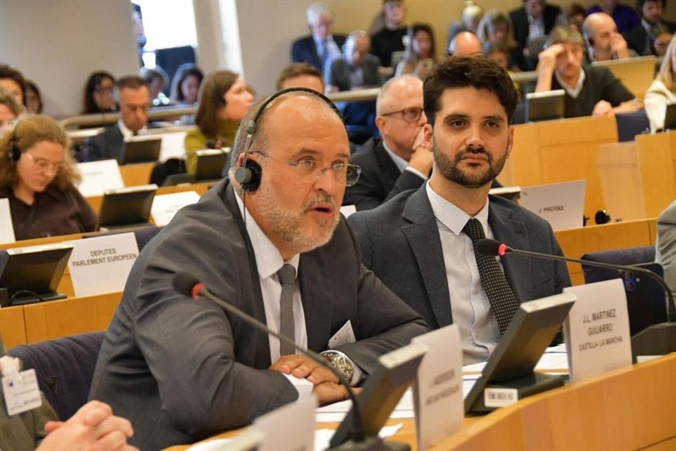 El vicepresidente primero ha participado en la reunión de la Alianza de Regiones por la Cohesión, en el Parlamento Europeo.