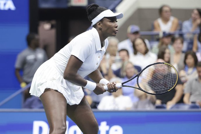 Archivo - Venus Williams of USA during day 2 of the 2025 US Open Tennis Championships, Grand Slam tennis tournament on August 25, 2025 at USTA Billie Jean King National Tennis Center in Flushing Meadows, Queens, New York, United States - Photo Jean Catuff