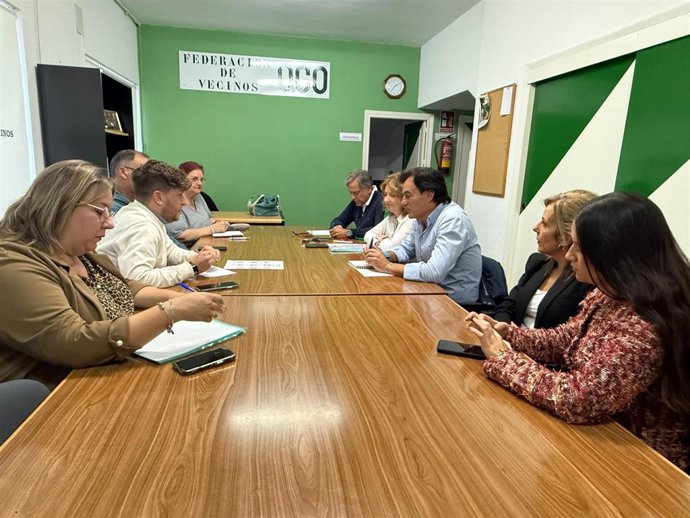 Reunión con la nueva junta directiva de la federación vecinal OCO.