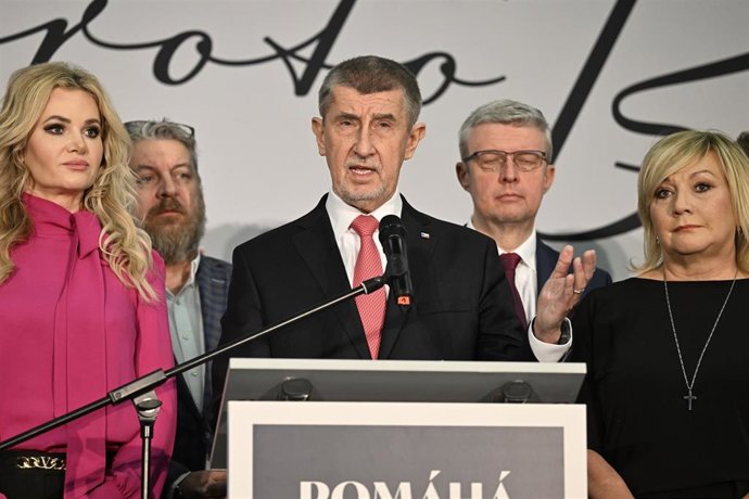 Archivo - El ex primer ministro checo y candidato, Andrej Babis.