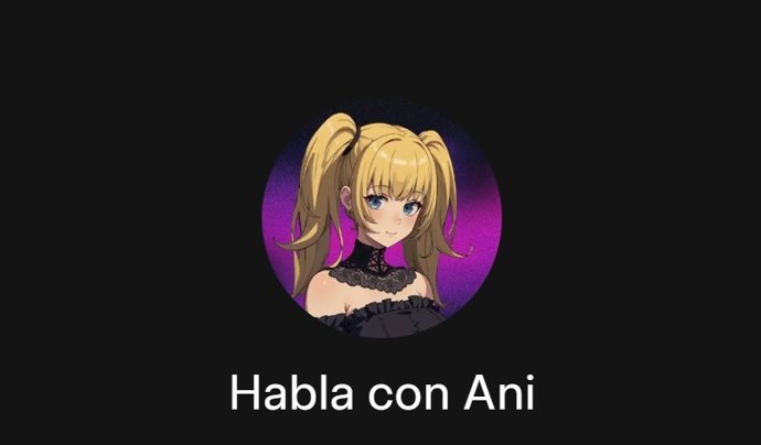 Ani, um dos avatares animados da Grok