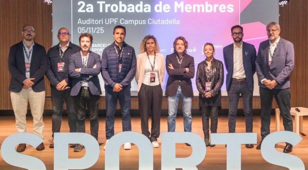 Encuentro de miembros del Barcelona Sports Tech en el campus Ciutadella de la UPF