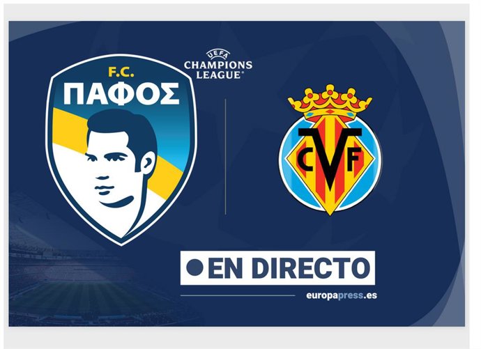 Onces Iniciales confirmados: Pafos FC - Villareal: resumen y estadísticas del partido de la jornada 4 de Champions