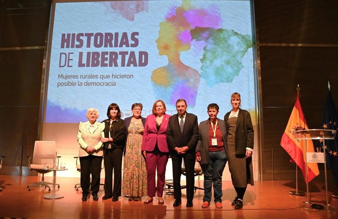 Acto 'Historias de Libertad: las mujeres rurales en la Transición', celebrado en Madrid