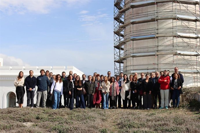 Representantes de empresas en un encuentro promovido por la Autoridad Portuaria de la Bahía de Algeciras, en Tarifa (Cádiz).