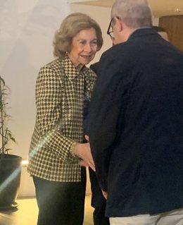 La Reina Sofía, este miércoles en Ibiza.