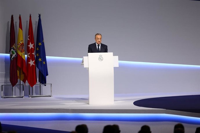 Archivo - Florentino Pérez, presidente del Real Madrid.