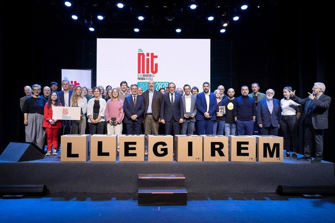 La 25 Nit de les Revistes i la Premsa en Català, celebrada este miércoles en Barcelona