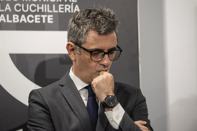 El Ministro de la Presidencia, Justicia y Relaciones con las cortes, Felix Bolaños, asiste a la inauguración del XXI Congreso del Foro Judicial Independiente. Felix Bolaños