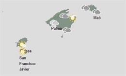 El tiempo hoy, jueves 6 de noviembre, en Baleares.