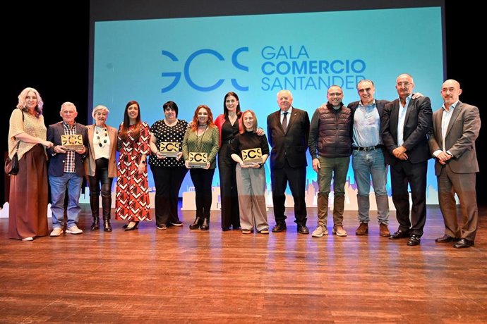Entrega de los premios al Comercio de Santander 2025