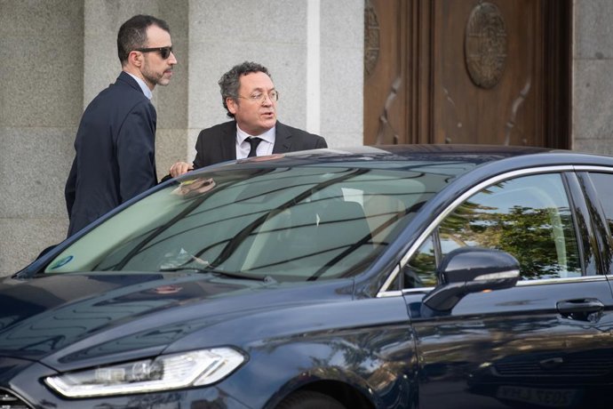 El fiscal General del Estado, Álvaro García Ortiz, a su llegada a la segunda jornada del juicio