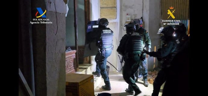 Cinco detenidos en Osuna tras desmantelar cuatro cultivos indoor con 1.600 plantas de marihuana