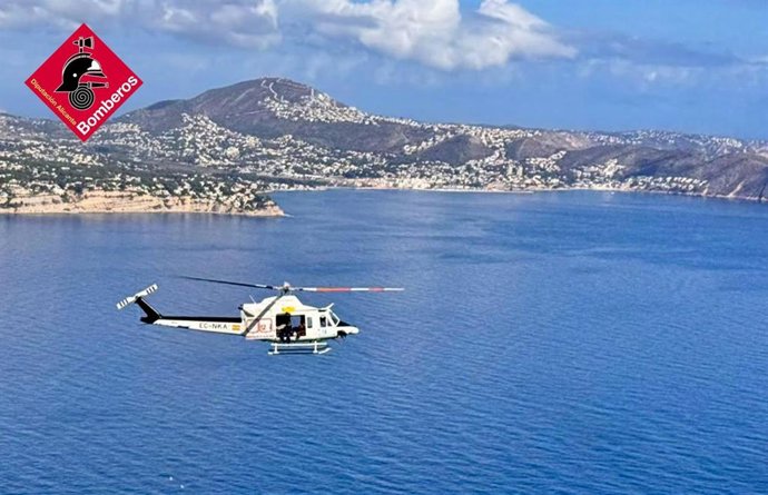 Helicòpter de rescat a Alacant