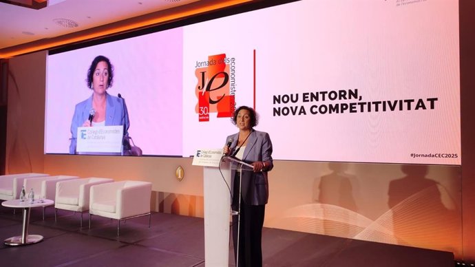 La consellera de Economía y Finanzas de la Generalitat, Alícia Romero