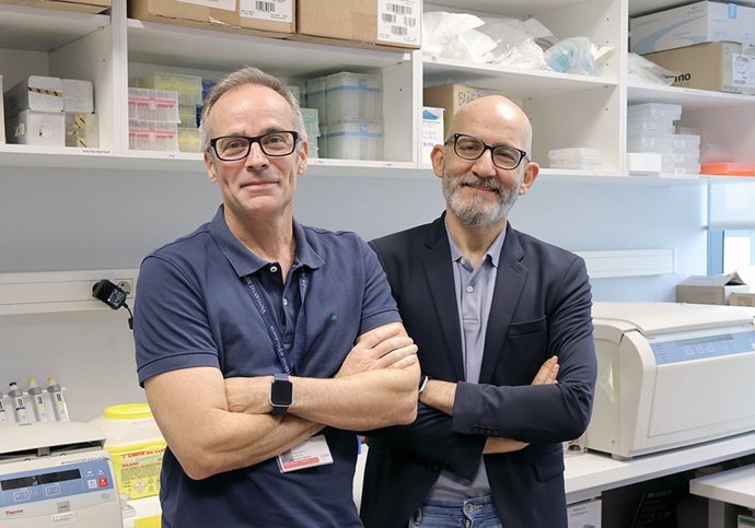 Agustín Lahoz (izq) y Julián Carretero