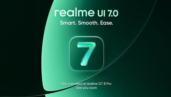 O novo sistema operacional realme UI 7.0.