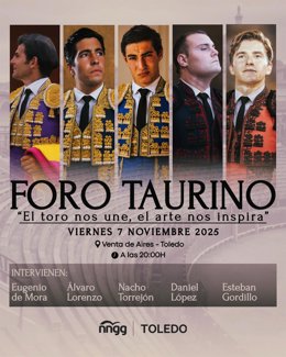 Cartel del foto taurino.