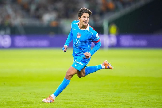 Giuliano Simeone celebra un gol con el Atlético de Madrid