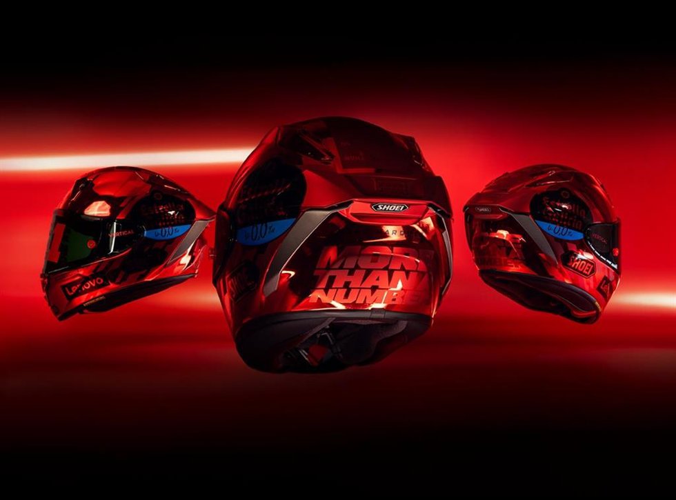Archivo - Shoei lanza una edición limitada del casco de Marc Márquez para conmemorar el Mundial 2025