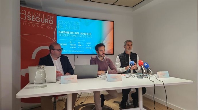 Presentación del Barómetro del Alquiler, con datos correspondientes al tercer trimestre de 2025.