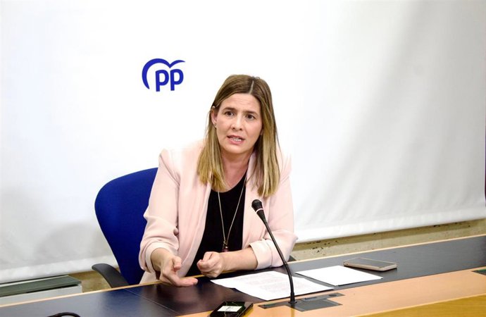 Archivo - La secretaria general y portavoz parlamentaria del Partido Popular de Castilla-La Mancha, Carolina Agudo.