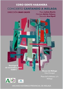 Un concierto del coro Gente Habanera pone el broche final a los actos del 25 aniversario del Archivo Histórico