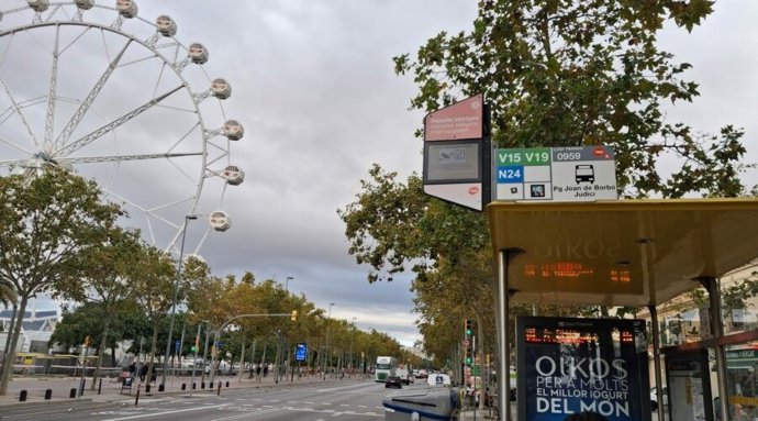 Prova pilot de parades intel·ligents en una estació de bus a Barcelona