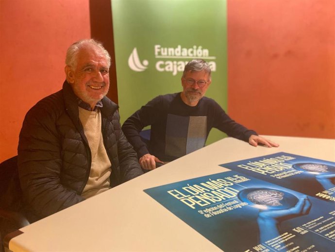 Andrés Rubio y Miguel Ángel Martínez, de la asociación Sofira y del Ateneo