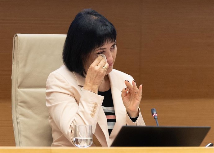 Toñi García compareix davant de la Comissió d'Investigació de la dana, en el Congrés dels Diputats