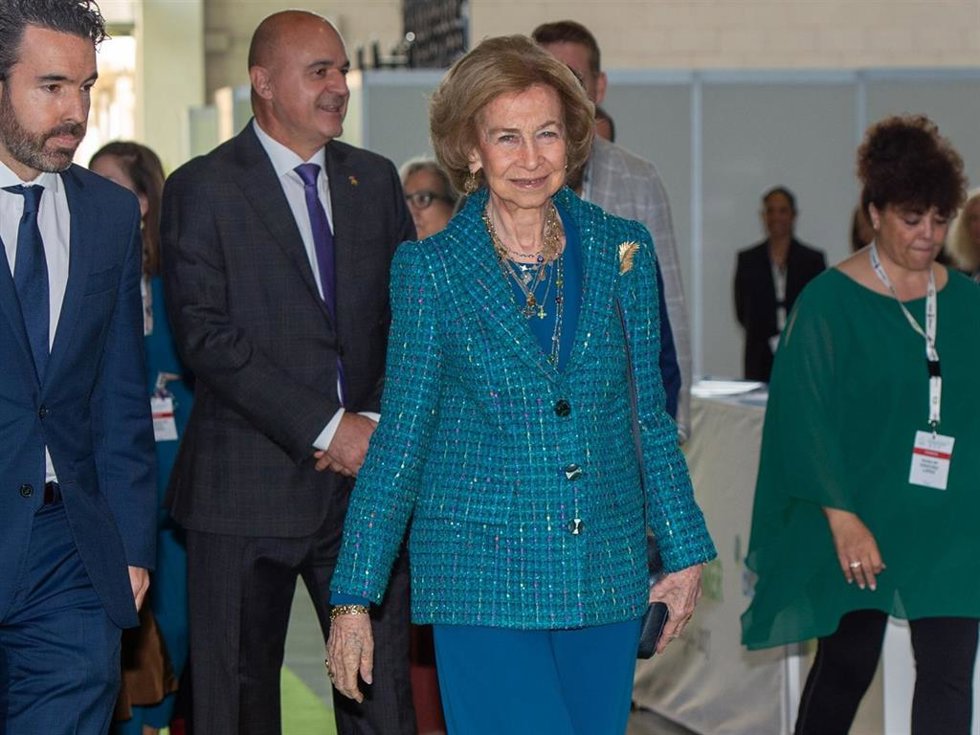 La Reina Doña Sofía llega a la inauguración del XI Congreso Nacional de Alzheimer CEAFA y el XV Congreso Iberoamericano de Alzheimer, a 6 de noviembre de 2025, en Ibiza (España).