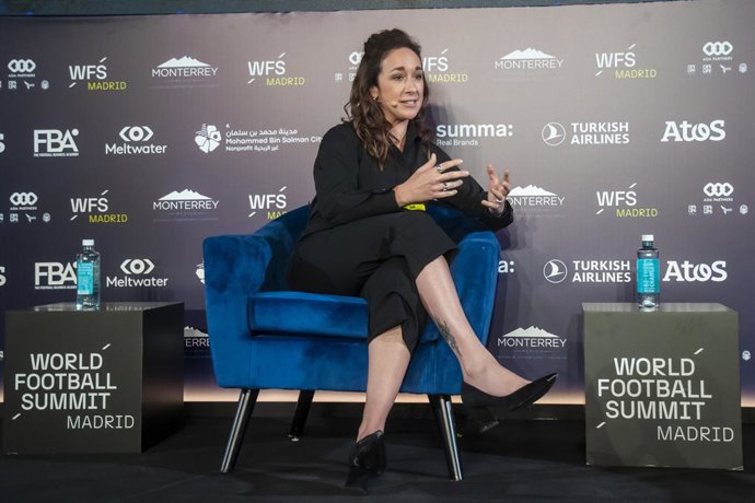 La directora de Fútbol Femenino de la UEFA, Nadine Kessler, en World Football Summit Madrid 2025