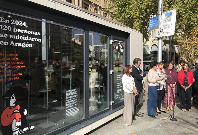 Inauguración del Proyecto Huella de prevención del suicidio, organizada por la Asociación MovEnRed