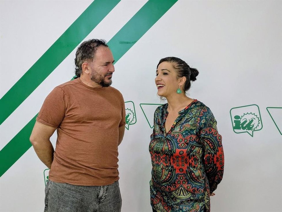 La coordinadora provincial de IU Málaga, Toni Morillas,
