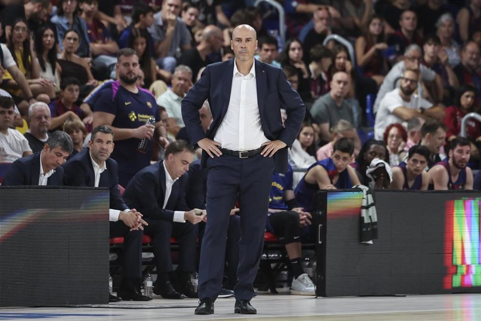 El entrenador del Bara, Joan Peñarroya