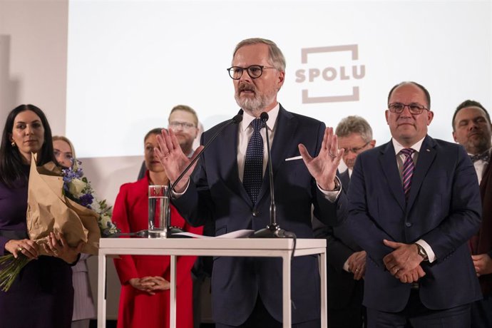 Archivo - Petr Fiala, primer ministro saliente de República Checa.